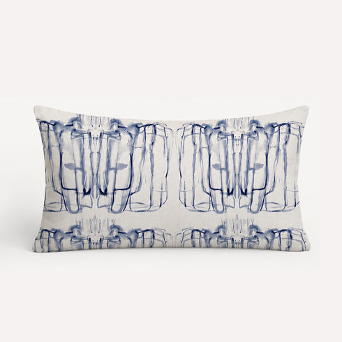 Me + You Indigo Pillow