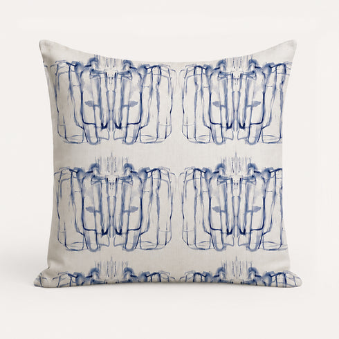 Me + You Indigo Pillow