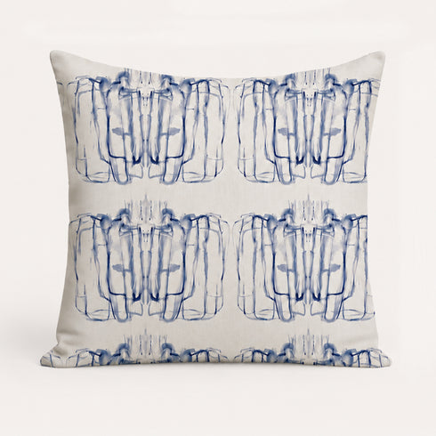 Me + You Indigo Pillow