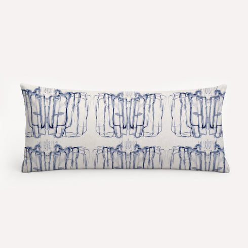 Me + You Indigo Pillow