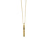 Mercer gold bar necklace pendant crafted in luxe brass plate - Shop cute women's necklaces by Kerri Rosenthal