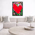 Merriment multicolor wall art print - Shop unique wall artwork decor for the living room