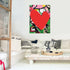 Merriment multicolor wall art print - Shop unique wall artwork decor for the living room