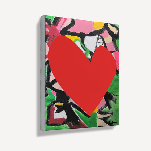 Merriment multicolor wall art print - Shop unique wall artwork decor for the living room or any space by Kerri Rosenthal