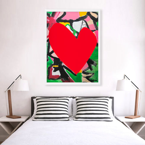 Merriment multicolor wall art print - Shop unique wall artwork decor for bedroom, or any space