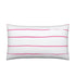Mr. Sharpie pink stripe rectangular lumbar decorative throw pillow by Kerri Rosenthal