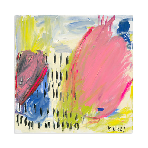 Multicolor And The Flowers Will Bloom art print wall artwork by Kerri Rosenthal - Unique artwork gifts for living room, bedroom or any space wall art decor