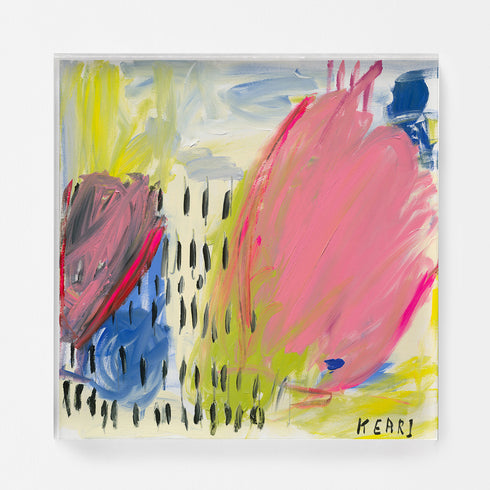 Multicolor And The Flowers Will Bloom art print wall artwork by Kerri Rosenthal - Unique artwork gifts for living room, bedroom or any space wall art decor