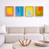Multicolor original painting wall art - Unique original artwork gifts for the living room, bedroom or home decor by Kerri Rosenthal
