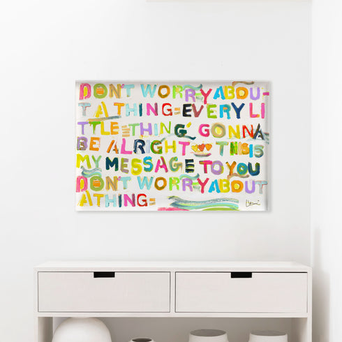 My Message To You Horizontal Art Print