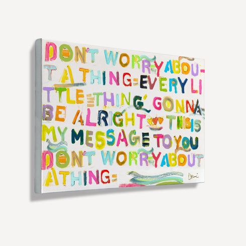 My Message To You Horizontal Art Print