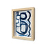 My Mykonos 2 Oak Indigo blue Shadow Box Art by Kerri Rosenthal - Unique artwork for living room wall decor