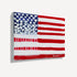 My Flag mini canvas wall art print. Perfect for living room or home decor - Modern contemporary wall artwork by Kerri Rosenthal