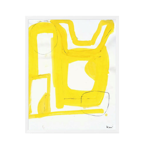 Mykonos No. 1 Art Print inspired home interiors for modern living spaces by Kerri Rosenthal