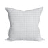 Mykonos grey mini cute decorative square throw pillows by Kerri Rosenthal