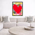 Mystery Lover multicolor wall art print - Shop unique wall artwork decor for the living room