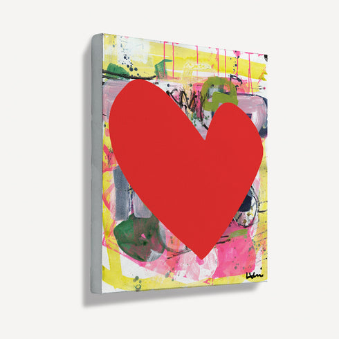 Mystery Lover multicolor wall art print - Shop unique wall artwork decor for the living room or any space by Kerri Rosenthal