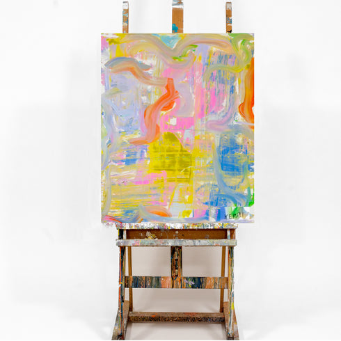 New Tomorrow Original Painting inspired home interiors for modern living spaces by Kerri Rosenthal