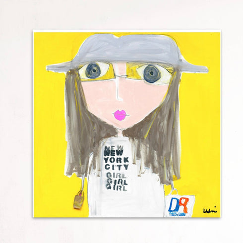 NYC Girl Art Print