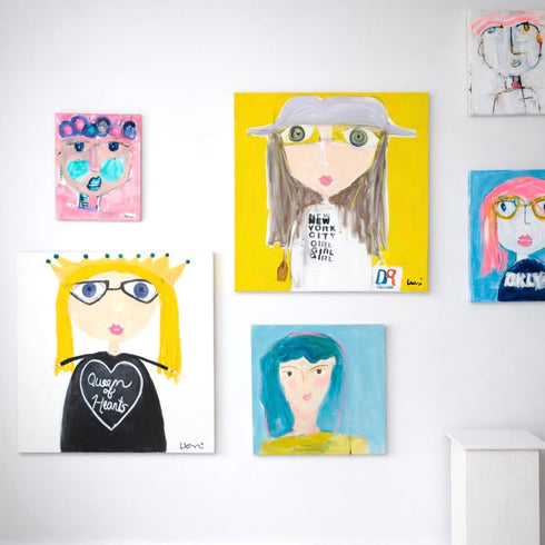 NYC Girl Original painting by Kerri Rosenthal