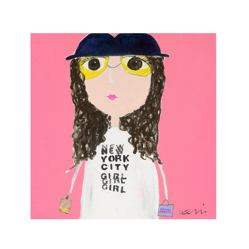 Commissioned Girl Painting by Kerri Rosenthal