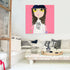 NYC Girl Too art print painted by Kerri Rosenthal, for modern home decor living, dining, family, entry, bedroom and more