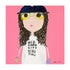 NYC Girl Too art print painted by Kerri Rosenthal for modern home decor living, dining, family, entry, bedroom and more