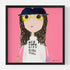 NYC Girl Too art print painted by Kerri Rosenthal, for modern home decor living, dining, family, entry, bedroom and more