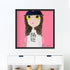 NYC Girl Too art print painted by Kerri Rosenthal, for modern home decor living, dining, family, entry, bedroom and more