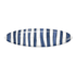 Navy blue and white summer stripes surfboard - Shop unique modern surfboards by Kerri Rosenthal
