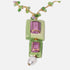 Gem necklace with green and amethyst beads - Shop cute auorora necklace by Kerri Rosenthal.