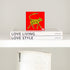 Nomad red block of Love acrylic mini art - Shop cute unique gifts for art lovers or hostesses by Kerri Rosenthal