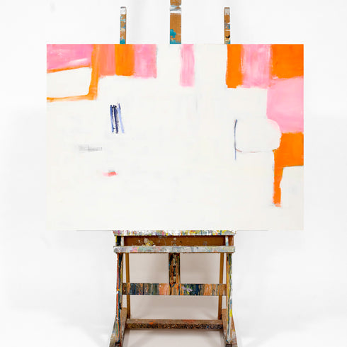 One Sunny Sunday Original Painting inspired home interior for modern living spaces by Kerri Rosenthal