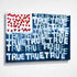 Red, White + True Flag Art Print