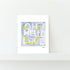 Oh Hello Smiley Mini Grey White Art Print - Modern decor wall art sets by Kerri Rosenthal