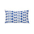 Oh Hi blue decorative rectangular lumbar throw pillow - Shop linen throw pillows by Kerri Rosenthal