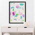Some Spring Sunday colorful multi art print by Kerri Rosenthal - Unique artwork for living room wall decor