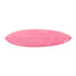 Palm Pink — hand-painted pink surfboard by Kerri Rosenthal, horizontal canvas in tropical palm pink, signed by Kerri