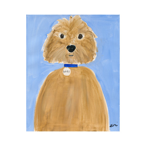 Commissioned Pet Portraits Paintings inspired home interiors for modern living spaces by Kerri Rosenthal