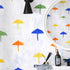 Parasol multicolor wallpaper made on standard clay-coated ground by Kerri Rosenthal