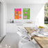 Pass the Palm Pink Cocktail colorful word wall art print. Shop abstract artwork decor for dining space by Kerri Rosenthal.