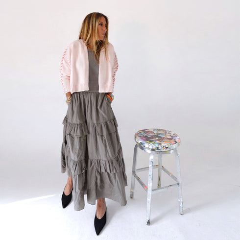 Sienna open front pink cropped cardigan - Shop women's cute cardigans by Kerri Rosenthal.