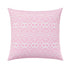 Pink Palm Ikat square throw pillows for living room decor - Shop cute decorative throw pillows by Kerri Rosenthal