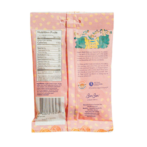 Pippi Longstocking Gold Coins - Swedish Candy 4.2oz (120g)