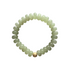 Seally Mimi pistachio glow green bracelet is made from smooth semi-precious quartz. An 18K gold-plated is handmade in Switzerland.