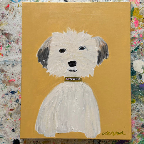 Commissioned Pet Portraits Paintings by Kerri Rosenthal
