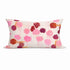 Raining Sun dusty pink lumbar throw pillow 100% linen by Kerri Rosenthal