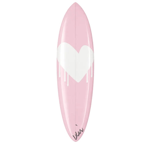 Drippy Heart Reverse Rare Love Surfboard