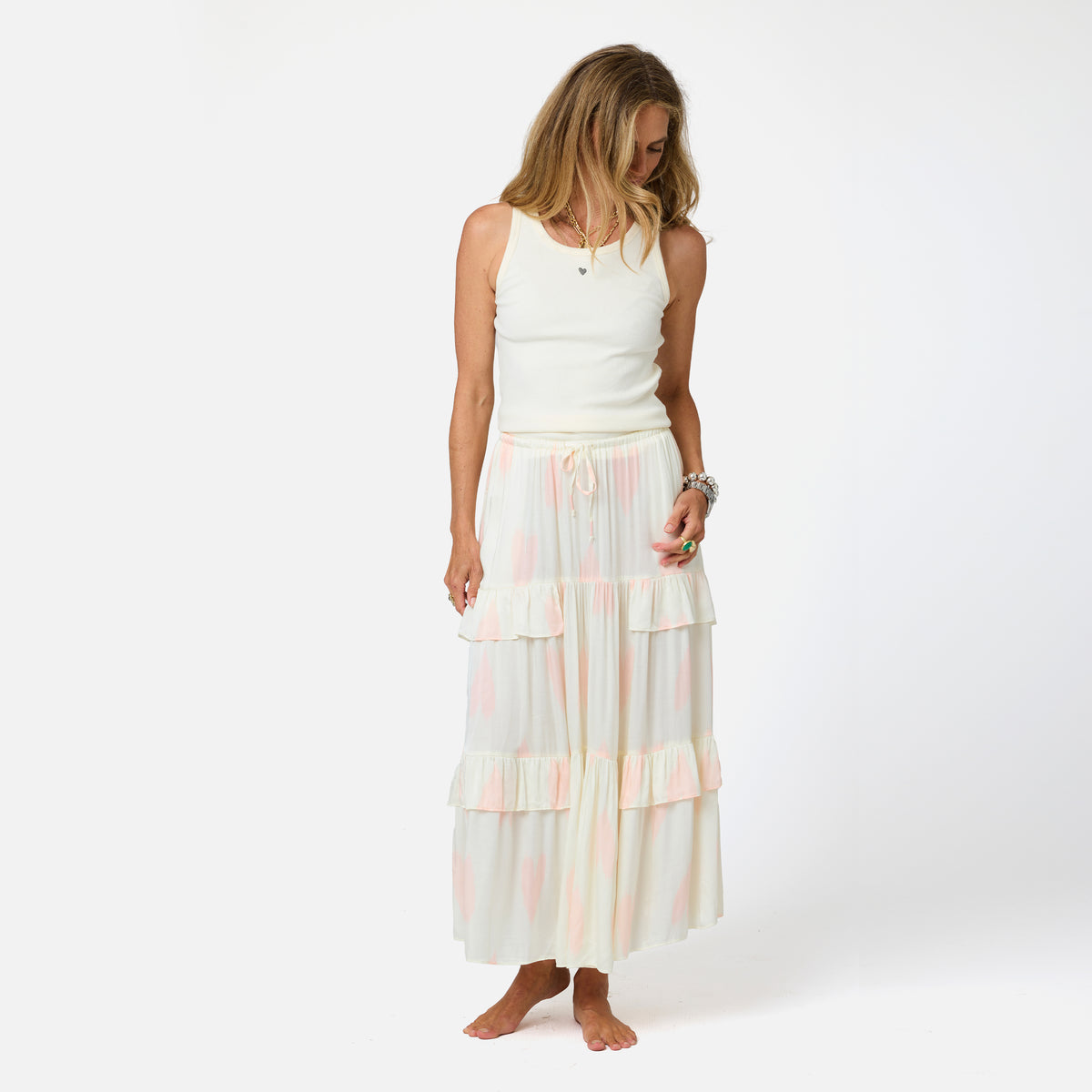 KR Cotton Off White Tank Top – KERRI ROSENTHAL