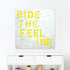 Ride the feeling wall art print artwork - Unique artwork gifts for living room, bedroom or any space wall art decor by Kerri Rosenthal